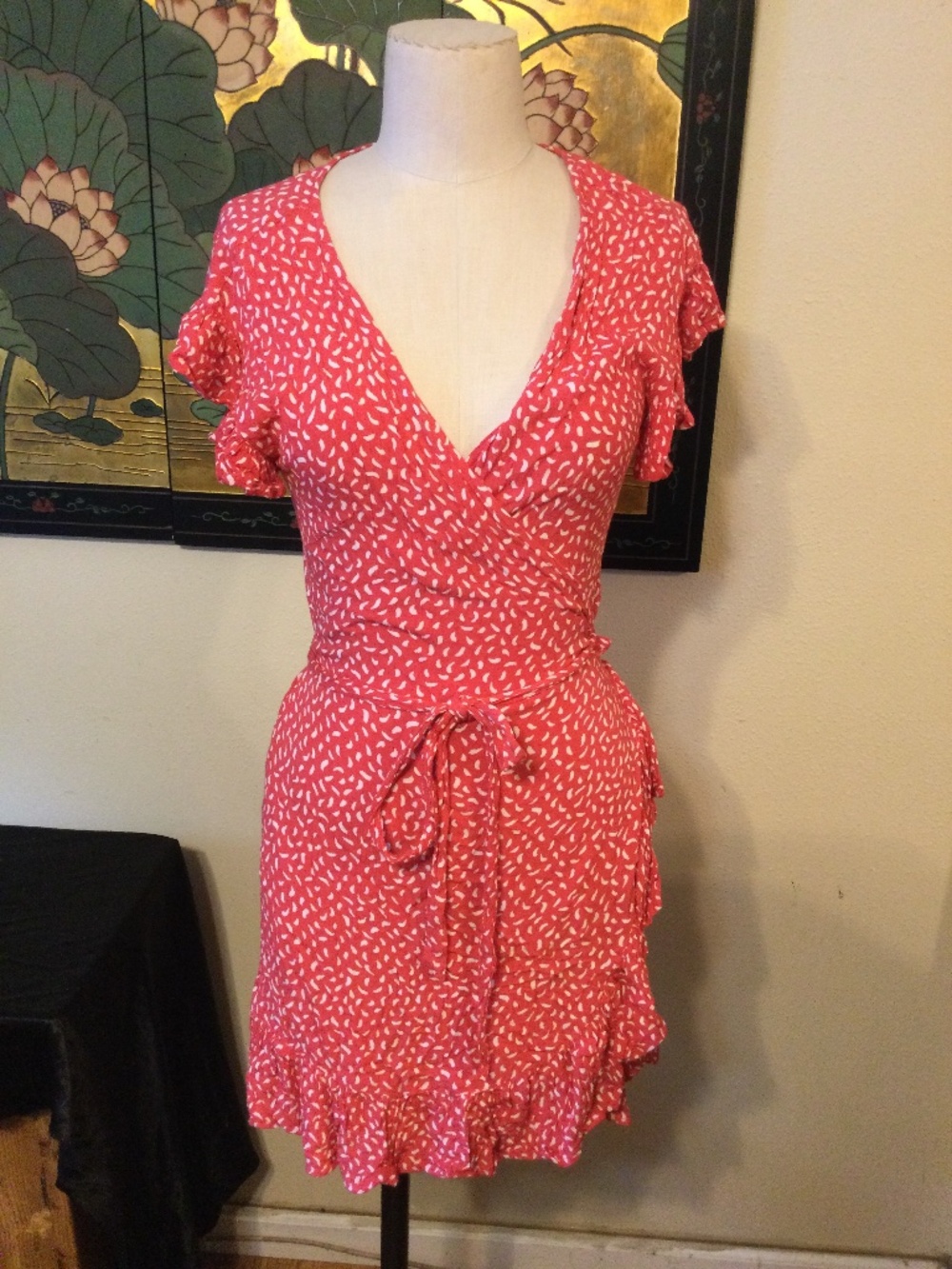 Billabong Wrap Dress Size Medium Preowned